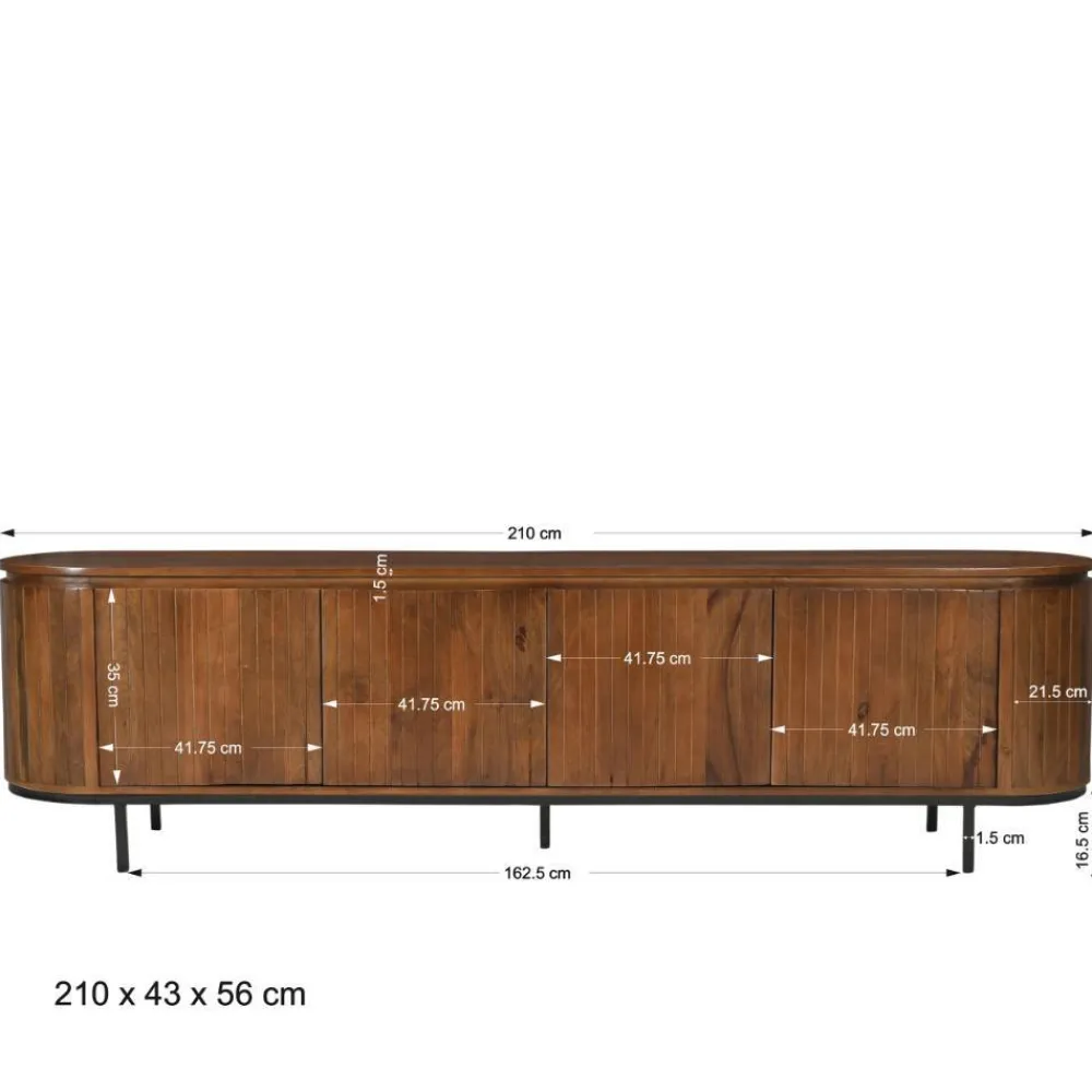 Lowboard Bertylan Fernsehtische|Lowboards