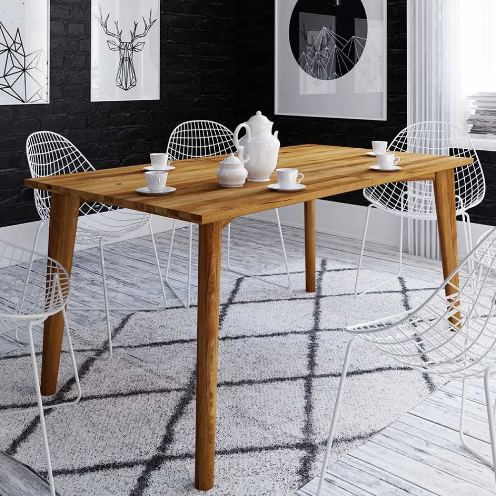 Hot Massiver Holztisch Vinial Küchentisch|Massivholztische