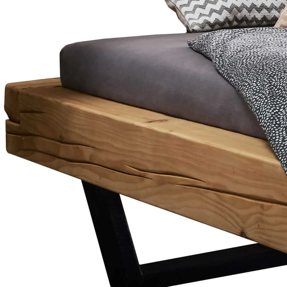 Hot Massives Balkenbett Vranjota Doppelbetten|Massivholzbetten