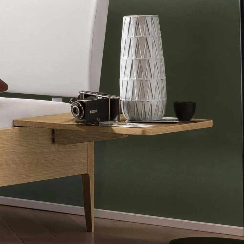 Massives Bett Eiche hell Bastionos*Pharao24 Online