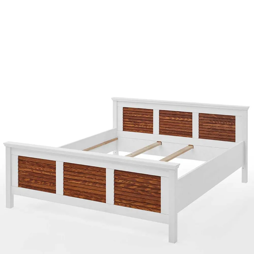 Discount Massives Holzbett Liazovia Doppelbetten|Massivholzbetten