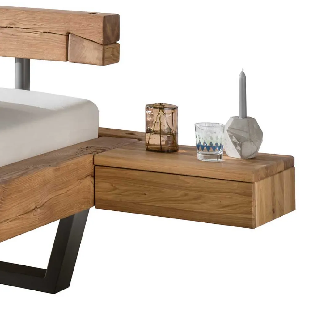 Online Massivholz Balkenbett Spid Massivholzbetten|Balkenbett