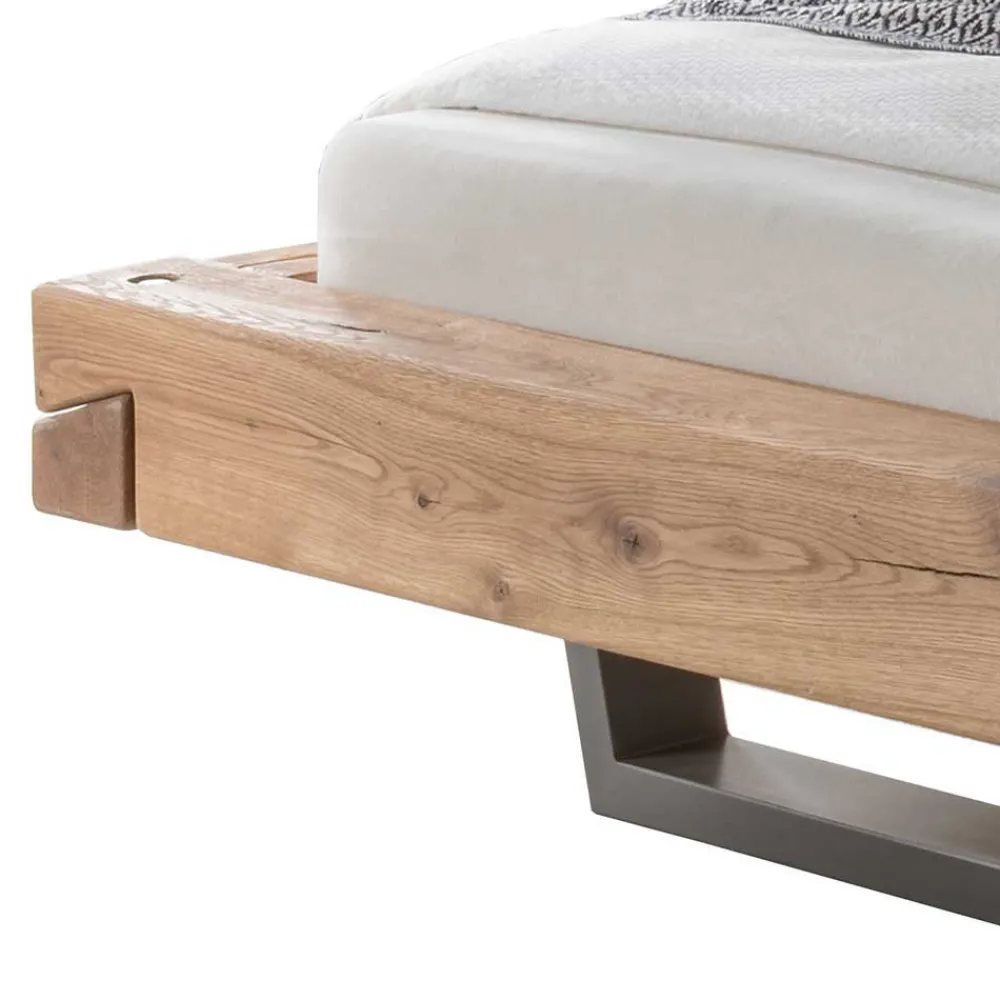 Online Massivholz Balkenbett Spid Massivholzbetten|Balkenbett