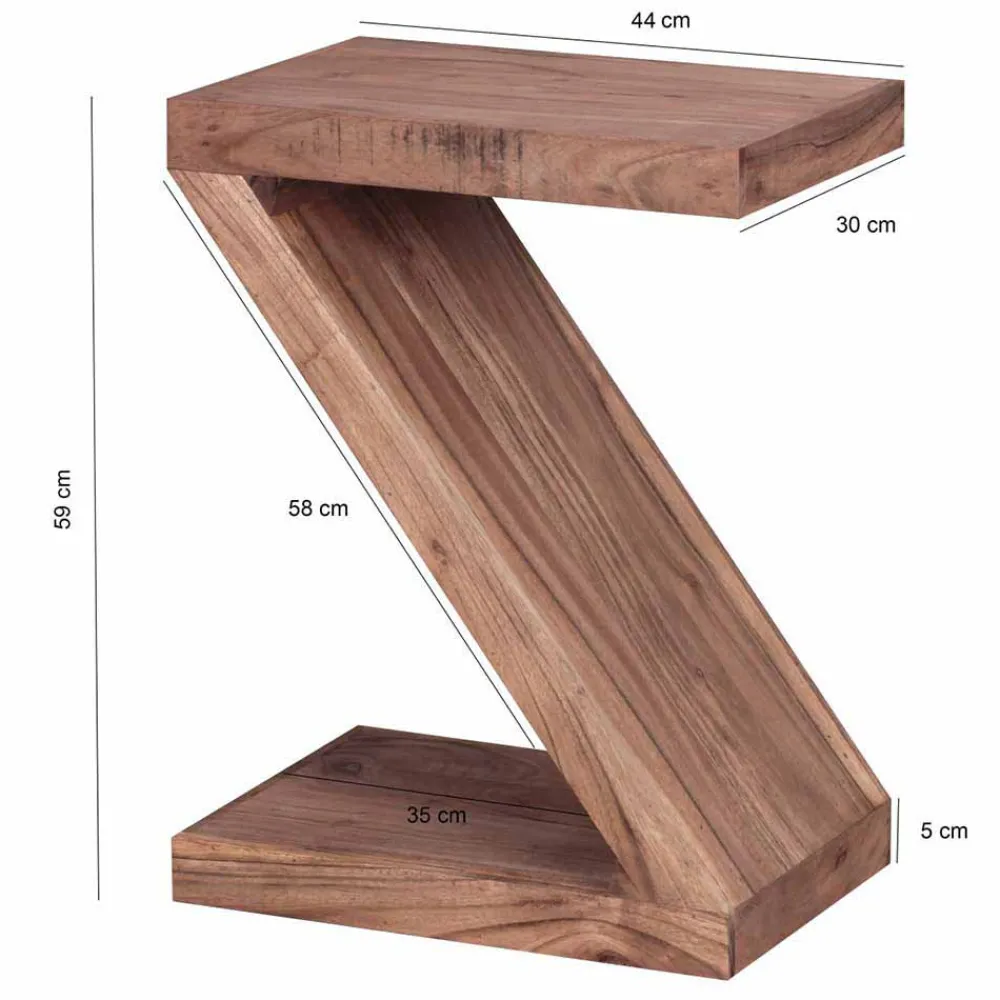 Discount Massivholz Beistelltisch Selvas Telefontische