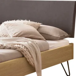 Massivholz Bett Eiche hell Ciceka*Pharao24 Discount