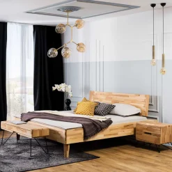 Massivholz Bettgestell Hocumola*Pharao24