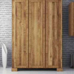 Massivholz Kleiderschrank Sascora*Pharao24 Clearance