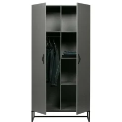 Massivholz Kleiderschrank Nolviran*Pharao24 New
