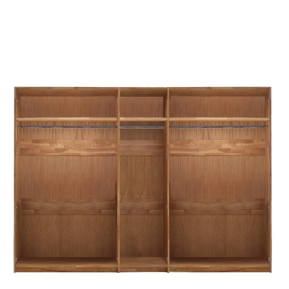 New Massivholz Kleiderschrank groß Snoba Drehtürenschränke|Massivholz Kleiderschränke