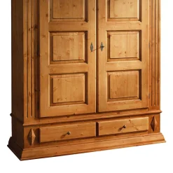 Massivholz Kleiderschrank Leoniara*Pharao24 Outlet