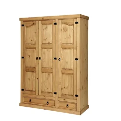 Massivholz Kleiderschrank Ravona*Pharao24 New