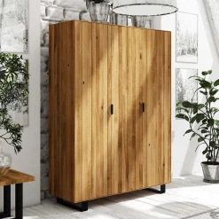 Discount Massivholz Kleiderschrank Vaneri Drehtürenschränke|Massivholz Kleiderschränke