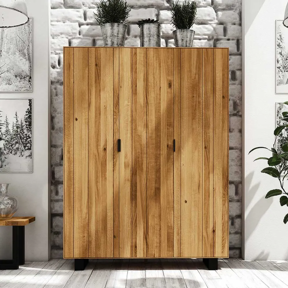 Discount Massivholz Kleiderschrank Vaneri Drehtürenschränke|Massivholz Kleiderschränke