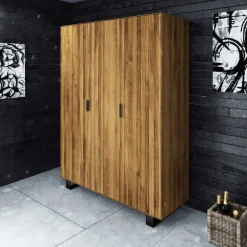 Discount Massivholz Kleiderschrank Vaneri Drehtürenschränke|Massivholz Kleiderschränke