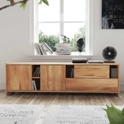 Hot Massivholz Lowboard Bagavano Fernsehtische|Lowboards