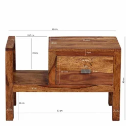 Massivholz Nachtkonsole Arendal*Pharao24 New