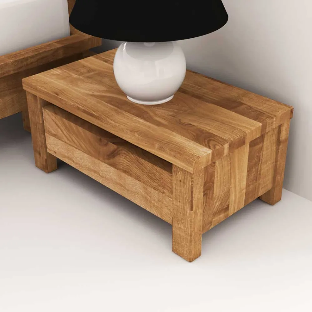 Massivholz Nachttisch Rameira*Pharao24 Clearance
