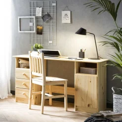 Massivholz Schreibtisch Stopp*Pharao24 Online