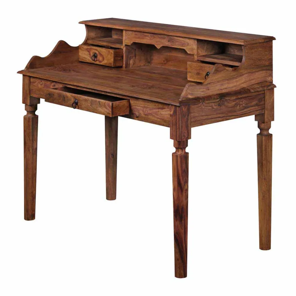 Massivholz Schreibtisch Velinan*Pharao24 Outlet