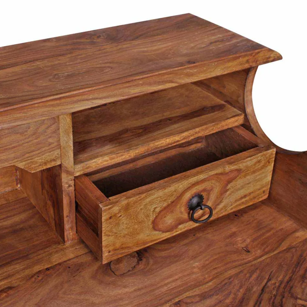 Massivholz Schreibtisch Velinan*Pharao24 Outlet