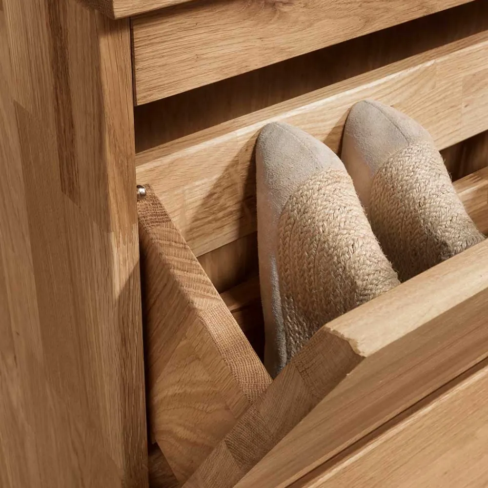 Online Massivholz Schuhschrank Nietran Schuhkipper|Schuhschränke