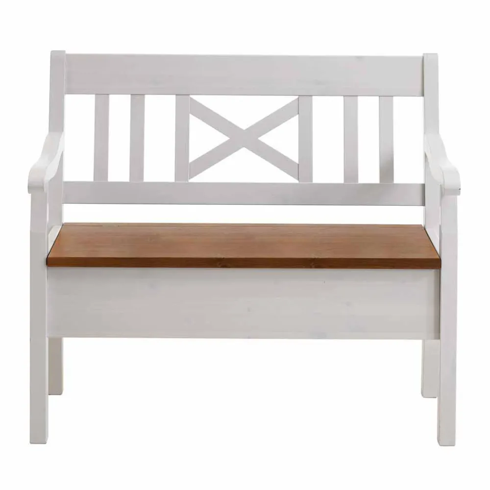 Massivholz Sitzbank Slobozia*Pharao24 Discount