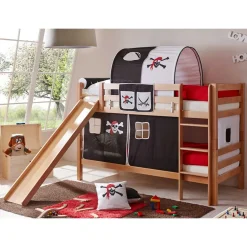 Clearance Massivholz Stockbett Buzia Kinder Piratenbett|Etagenbetten