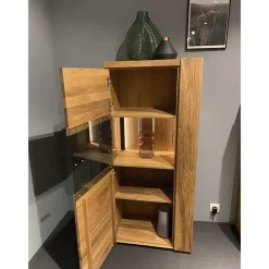 Discount Massivholz Vitrine Kaladria Massivholzmöbel|Vitrinenschrank