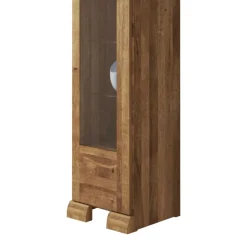 New Massivholz Vitrine Sascora Wohnzimmerschrank|Massivholz Schränke