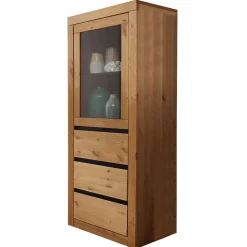 Hot Massivholz Vitrine Varcina Massivholz Schränke|Vitrinenschrank