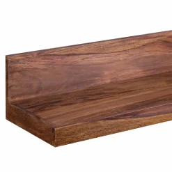 Massivholz Wandboard Arendal Wohnzimmerregale|Wandregale