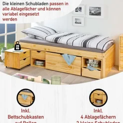 Massivholzbett Oliver*Pharao24 Best