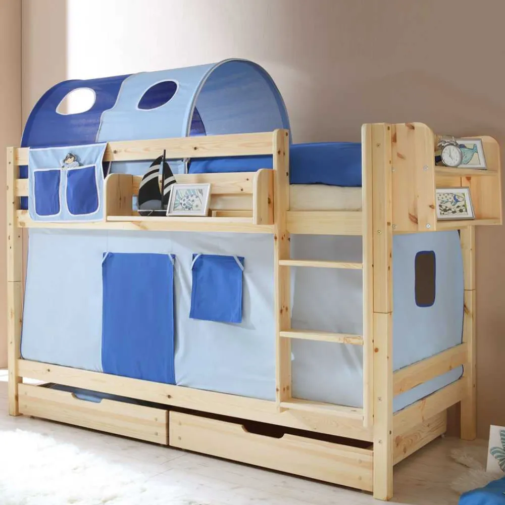 Massivholz-Etagenbett Sekrar*Pharao24