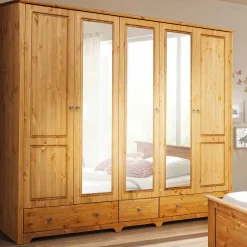 Massivholzkleiderschrank Slavira*Pharao24 Best