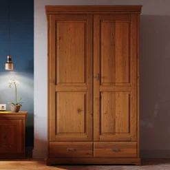 Massivholzkleiderschrank Rovert*Pharao24 Discount