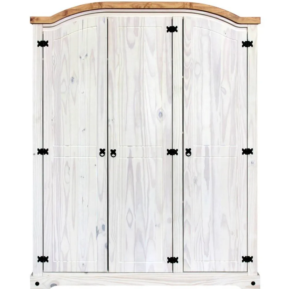 Discount Massivholzkleiderschrank Blouno Drehtürenschränke|Massivholz Kleiderschränke