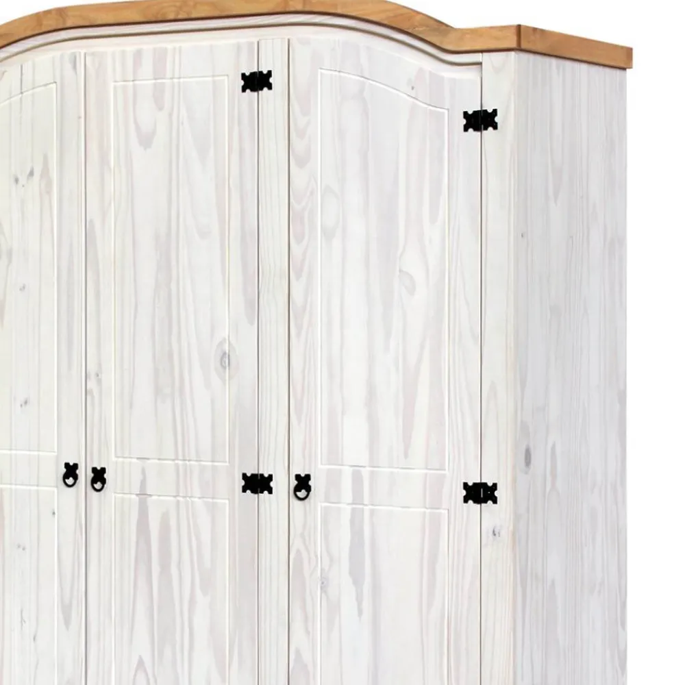 Discount Massivholzkleiderschrank Blouno Drehtürenschränke|Massivholz Kleiderschränke