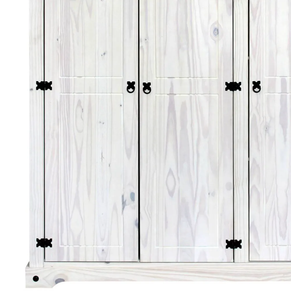 Discount Massivholzkleiderschrank Blouno Drehtürenschränke|Massivholz Kleiderschränke