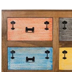 Hot Massivholzkommode Bacauna Apothekerkommoden