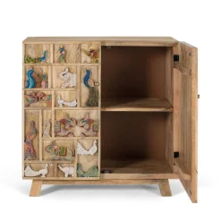 Sale Massivholzkommode Caveira Küchenkommode|Wohnzimmerkommoden