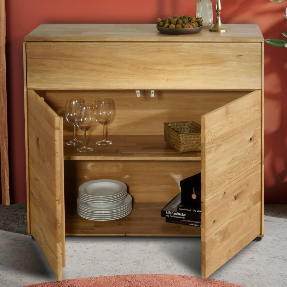 Discount Massivholzkommode Pluto Massivholzmöbel|Küchenkommode