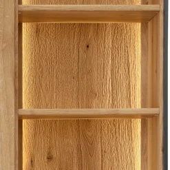 Clearance Massivholzschrank Despinia Massivholzmöbel|Vitrinenschrank