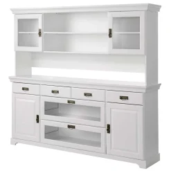 Hot Massivholzschrank Henjov Wohnzimmervitrinen|Massivholz Schränke