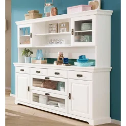 Hot Massivholzschrank Henjov Wohnzimmervitrinen|Massivholz Schränke