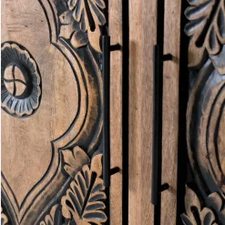 New Massivholzschrank Piatra Vitrinenschrank