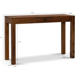 Discount Massivholztisch Camille Computertische|Jugendschreibtische