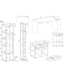 Möbel Set Home Office Rascian*Pharao24 Hot