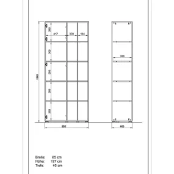 Outlet Möbel Set Nastia Büromöbel Sets