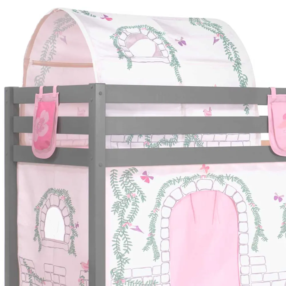 Best Mädchen Hochbett Fachet Kinder Kinderbetten|Spielbetten