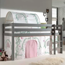 Best Mädchen Hochbett Frosic Kinder Kinderbetten|Spielbetten